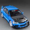 1/24 Mitsubishi Lancer Evolution IX EVO Modified Car Alloy Car Model Sound and Light Children's Toy Collectibles Birthday Gift