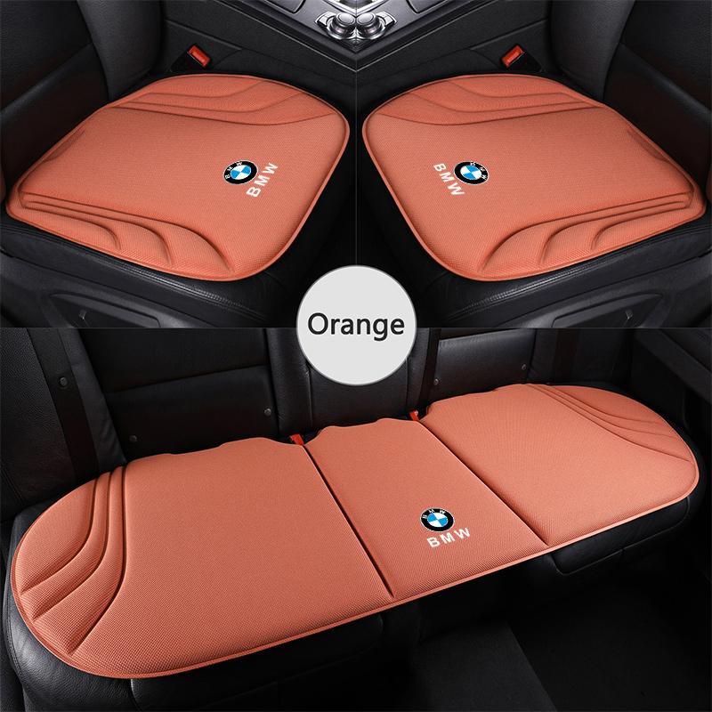 DSJW3 Car Rear Seat Cover Anti-Slip Breathable Protection Cushion Sticker For BMW X5 X6 F30 F34 F10 F20 G20 G30 F15 F16 1 3 5 7 Series