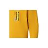 PUMA Men's Pullover Hoodie with Logo Lettering in Yellow
