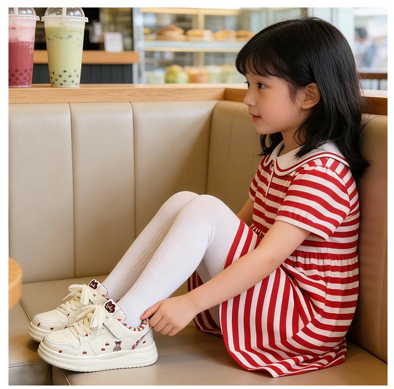 Weiße Mädchen-Skateschuhe - Süß, Weiche Sohle, Lässig & Leicht für Frühling/Herbst 2026