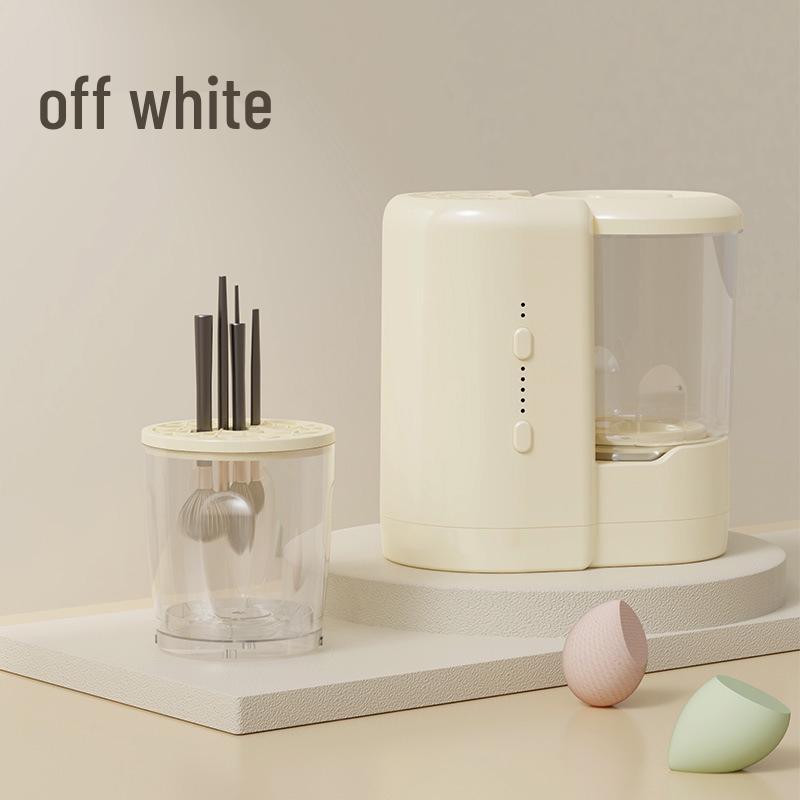 

Compact Washing Machine for Makeup Brushes & Paint Brushes with Clothes Disinfection & Sterilization Type-C Plug-in білий