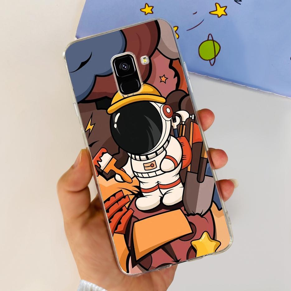 For Samsung Galaxy A8 2018 Case SM-A530F New Fashion Painted Cover Soft Silicone Phone Case For Samsung A8 Plus A8+ A730F Bumper