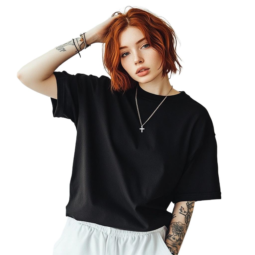 Retro American Street Skull-printed Short-sleeved T-shirt Y2K Short-sleeved Clothing Top