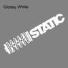 STATIC Slogan Car Windshield Banner Stickers  Waterproof Automobiles Windscreen Vinyl Decals Car Styling Decoration Accessories