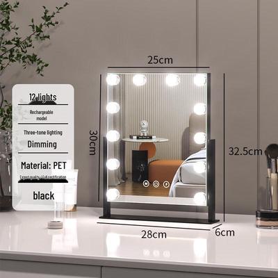 Yuzhuxun Smart Desktop Makeup Mirror with LED Lights