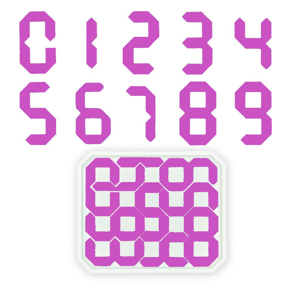 Non-Toxic Difficult Puzzles Challengesilicone Digital Battle Puzzle Parent Child Interactive Logical Thinking Toy Game