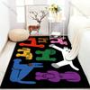 Cartoon Dog Art Print Carpet for Living Room Bedroom Bedside Sofa Floor Mat Modern Home Decor Aisle Corridor Area Rug
