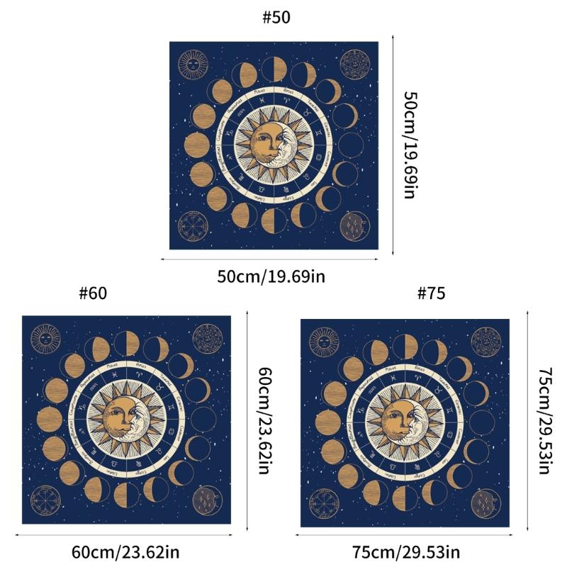 Multifunktionale Tarot-Kartentischabdeckung Altardekorationen Tarot-Tischdecke Pendel Divinationen Altartischdecke