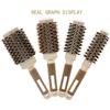 Professional Salon Styling Tools Round Hair Comb Hairdressing Curling Hair Brushes Comb Barrel Comb