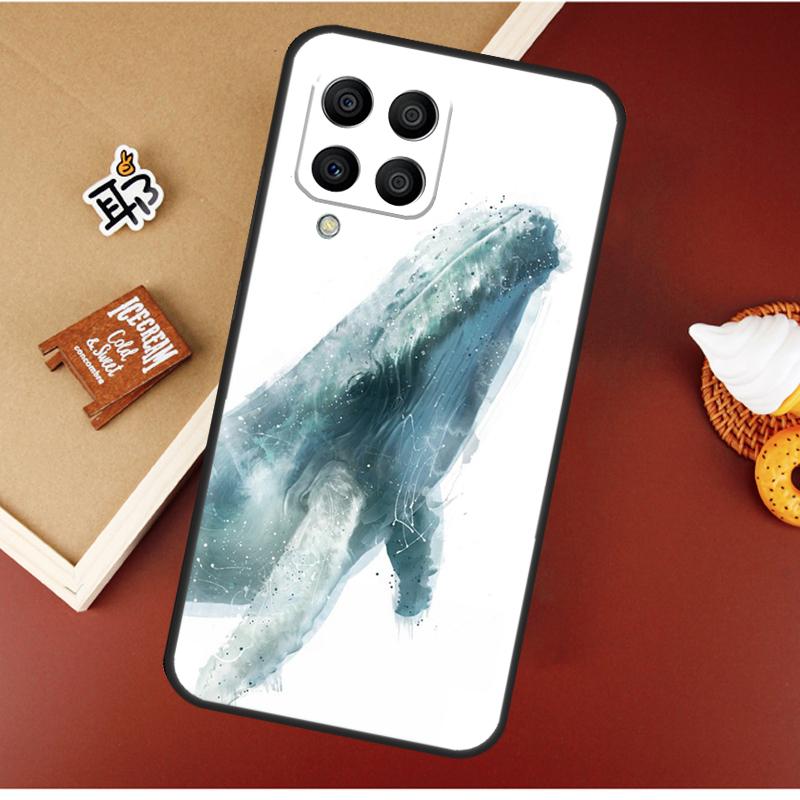 Cartoon Whale Case For Samsung Galaxy M16 M36 M56 M06 M52 M32 M12 M54 M34 M14 M35 M55 M15 M11 M31 M13 M53