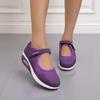 New Large-sized Air-cushioned Low-top Velcro Single-toe Women's Shoes