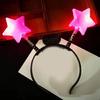 New Year Star Fashionable Head Hoop Glowing Hair Ornament Glowing Hair Styling Tool for Children Adults Photo Props