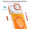 For iPhone 17 Air Case Compatible with MagSafe Color Changing TPU Acrylic Phone Back Cover