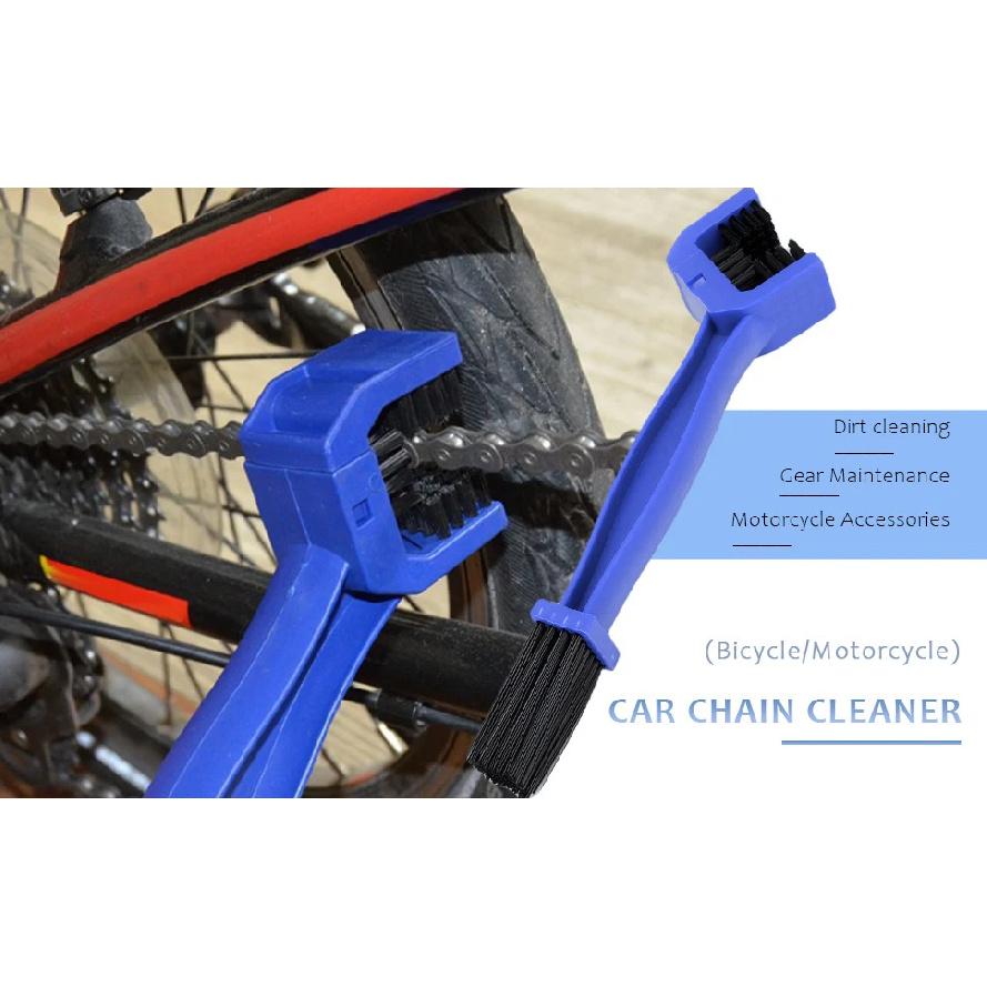 Motorcycle Chain Brush Cleaner Plastic Bicycle/Moto Brush Clean Chain Cleaner Outdoor Scrubber Road Care Tools Motorcycle Parts