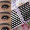 10/20/32Rows 12-16MM Thick Grafting Fake Eyelashes Curvature D DIY Lashes Extension  Daily