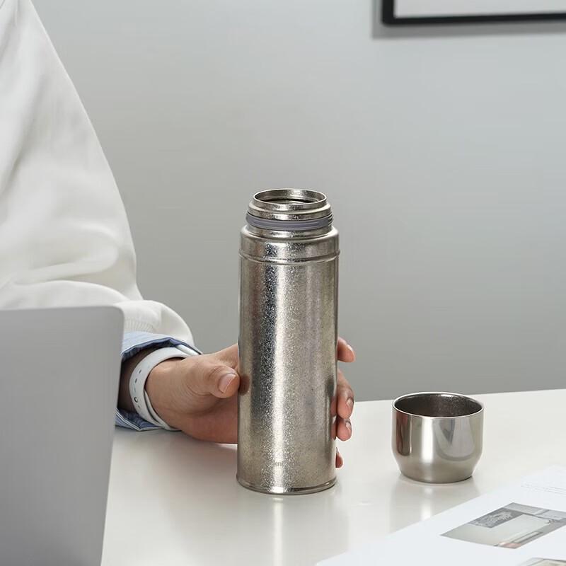 Lock&Lock Pure Titanium 420ml Insulated Travel Mug with Twist-Cap