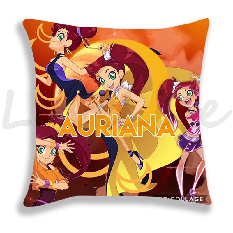 LoliRock Pillow Case Cartoon Cushion Covers Sofa Bed Home Decorative Pillow Covers Single-Sided Printed Kids Pillowcase 45*45cm