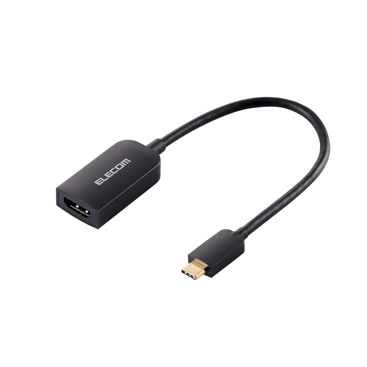 

Elecom Адаптер-переходник ELECOM USB C на HDMI Кабель для зеркалирования с черным - 4K/60 Гц Мульти-дисплей 0,15 м [Совместим с iPhone/Google] чёрный