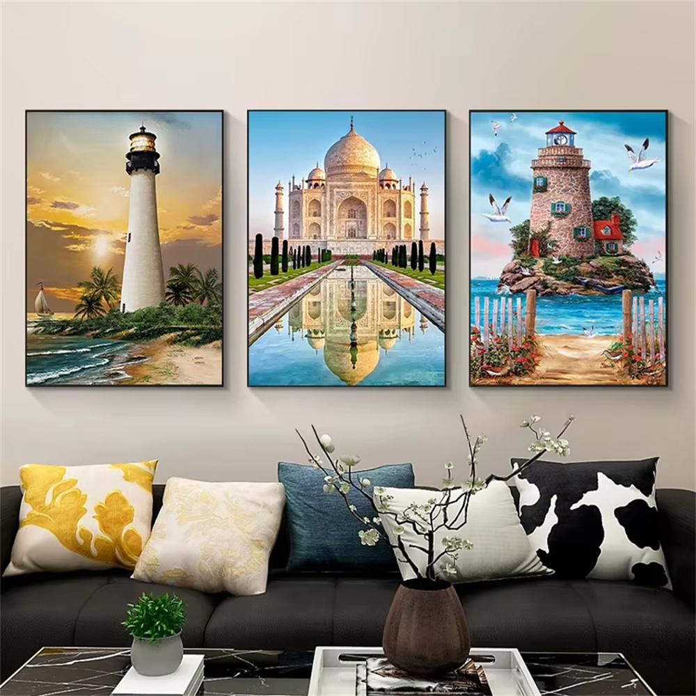 Parrot DIY 5D Diamond Painting Kit Landscape Diamond Mosaic Bird Cross Stitch Handmade Inlaid Rhinestone Embroidery Home Decor