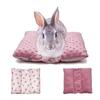 J0MC Soft Rabbits Toy Bed Cage Toy Soft Bed Cushion for Other Small Animals