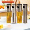 Stainless Steel OilSpray Bottle Glass OilPot Without Oil Soy Sauce Vinegarseasoning Bottle Atomizing Oils Spray Pot with Scale