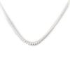 Les Trésors De Lily [M7281] - Silver 'Marbles' Silver Necklace - 18x3 Mm