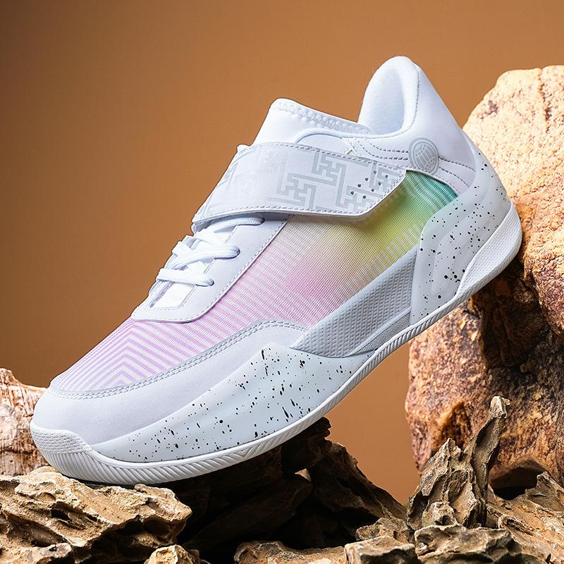 New Middle-aged and Older Children's Buckle Running Shoes Children 8-16 Years Old Teenagers Wade 808 Basketball Shoes Non-slip and Wear-resistant Shoe