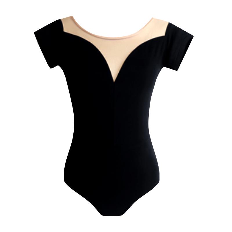 Acrylic Short Sleeve Leotard for Chinese Dance, Yoga, and Ballet Practice