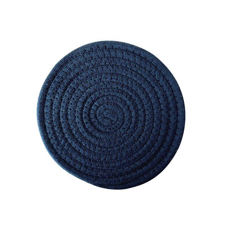 Minimalist Cotton Woven Coasters Coffee Table Decor Bohemian Cute Cup Coasters Heat-resistant Cup Coasters for Coffee Tea