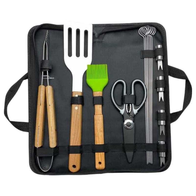 Huoyanbing Stainless Steel Outdoor BBQ & Camping Tool Set