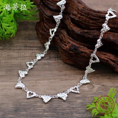 New Hollow Love Necklace Women's Simple High Sense Beating Heart Shaped Versatile Girlfriend Couple Necklace