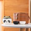High-look, Cute Panda Kuaike Cup, Cultural and Creative Souvenir, Travel Tea Set, Business Gift Set, High-end Gift