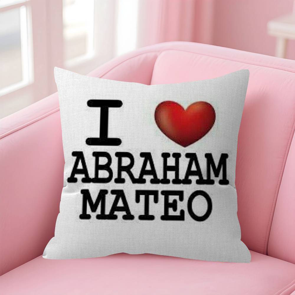 Singer Abraham Mateo Decorative Room Aesthetics Pillow Case Home Decor Bedroom Sofa Bed Couch Pillow Cover 45x45