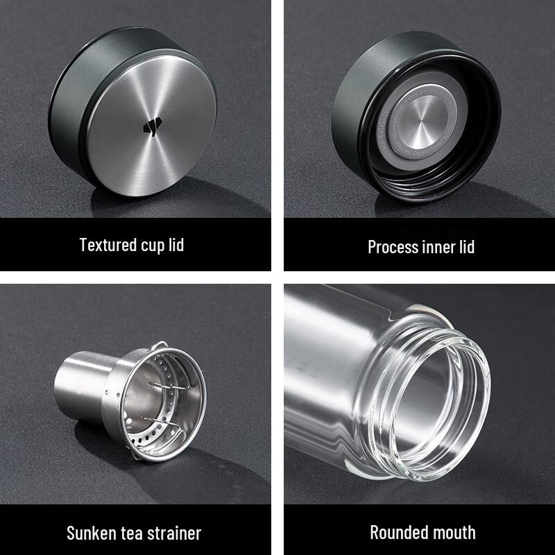 Wanhsiang Double-Layer Insulated Glass Bottle
