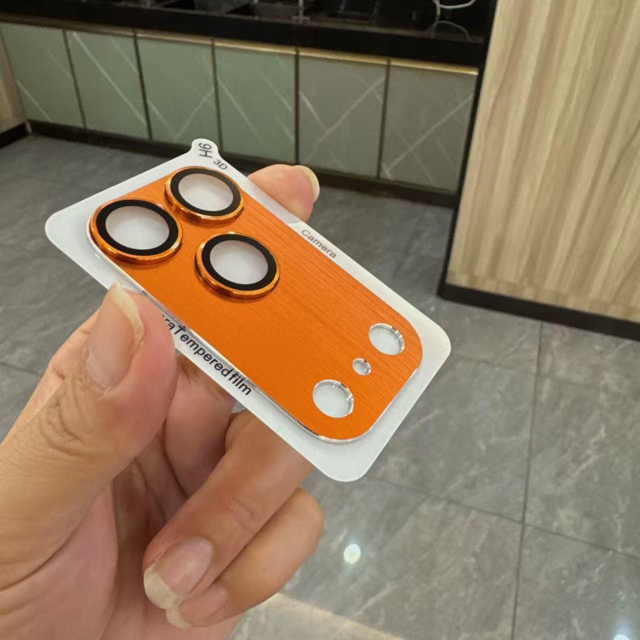 Full Cover Metal Camera Protection Glass For IPhone 17 Pro Max Lens Cover Glass For IPhone 17 pro Lens Metal Ring Film For 17Pro Max
