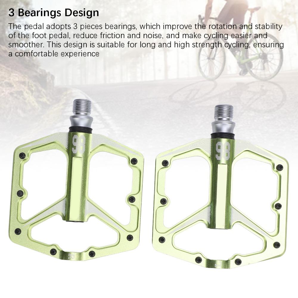 1 Pair 9/16 Inch Thread Cycling Pedals Ergonomic Cycling Pedal Replacement  Cycling Upgrade