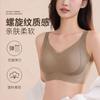 Large Breasts Show Small Underwear, Women's Soft Support Pull Anti-sagging Seamless Summer Thin Small Bra