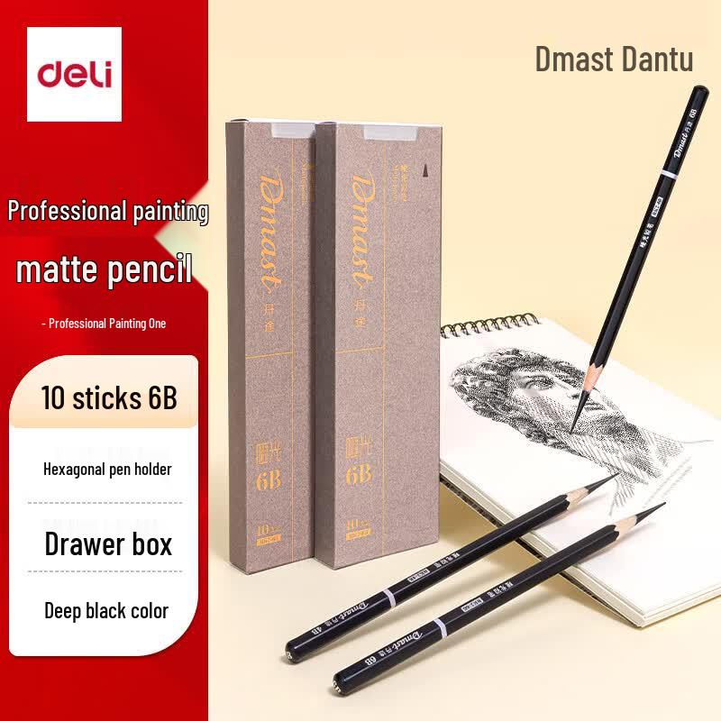 Deli Dantu Matte Sketch Pencils