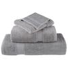 6 piece Premium Towel Set SOLUND Grey 600 g m²