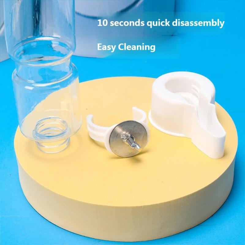 2PCS Automatic Auto Waterer For Parrots Budgies Cockatiels Safe Plastic Water Dispenser Feeder Easy Maintenances