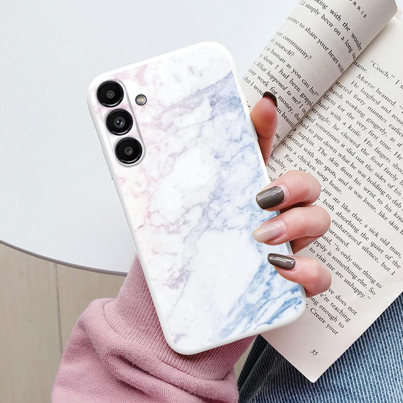 Case For Samsung A54 5G Back Cover Protective Silicone Funda Fashion Marble Stone Texture Coque For Galaxy A56 A16 A26 A36 A17
