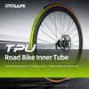 CYCLAMI Bike Inner Tube Ultralight TPU Hose Metal Presta Valve Removable Bike Accessories For Road 700C 700 18 23 25 28 30 32 C