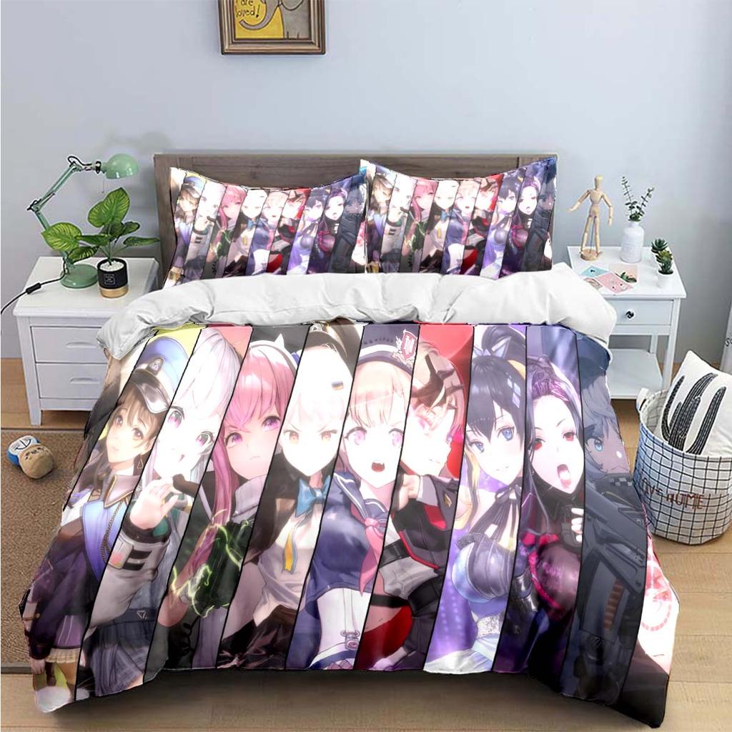 Hot Game Characters Nikke Goddess of Victory Bedding Sets Bed Supplies Set Duvet Cover Bed Comforter Set Bedding Set Luxury Gift