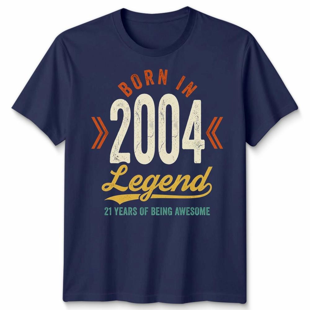 21st Birthday Unisex T Shirt 21 Years Of Being Awesome Legend Born In 2005 Funny