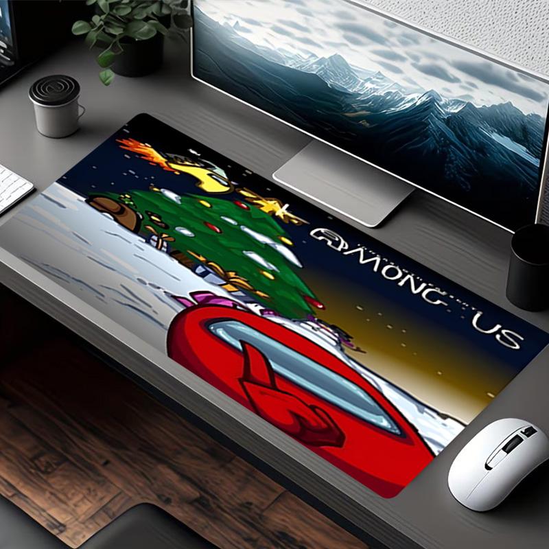 Among Us Print Mouse Pad, for Keyboard Pad Laptop PC Mat for Office Home Use, Desk Decor, Perfect Birthday Gift for Gamers