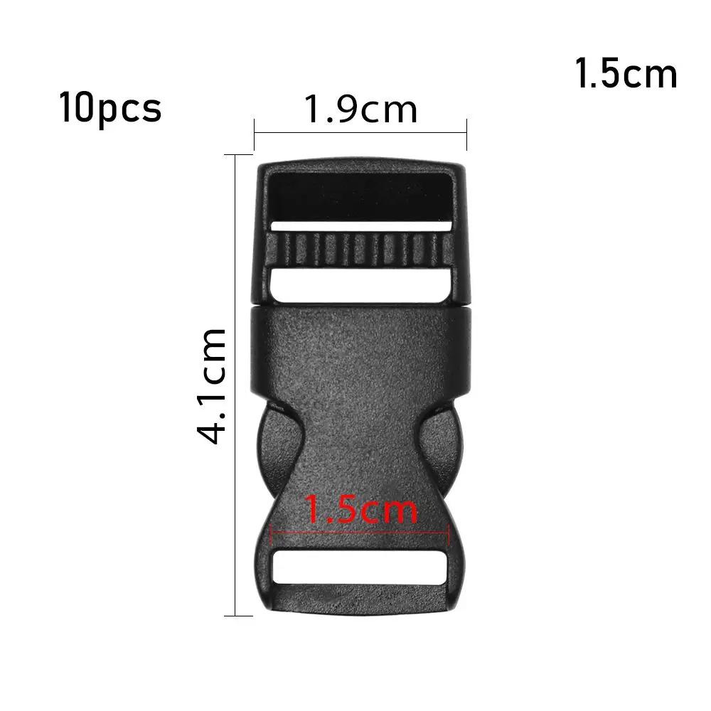 Dual Side Release Buckles Adjustable Buckle Backpack Bag Belt Strap Webbing DIY Craft Accessories Plastic