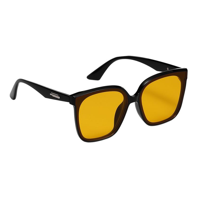 

Модные корейские повседневные уличные стильные универсальные ретро квадратные солнцезащитные очки с большой оправой, защищающие от ультрафиолета