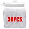 50-500Pcs Disposable Sterile Bouffant Caps Work Cap Stretch Net Head Cover Non Woven Fabric Hat for Cooking Cleaning Protection