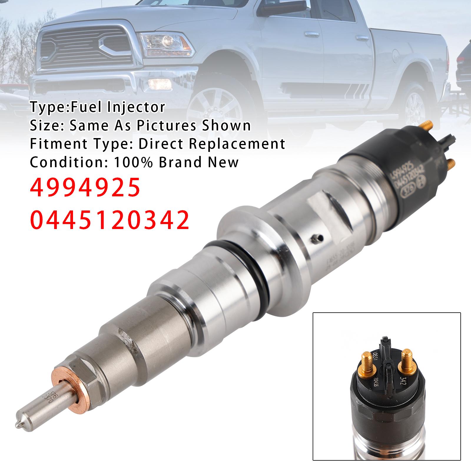 

1Pcs Fuel Injector For Dodge RAM 13-18 6.7L 4994925 0445120342 0986435621
