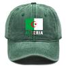 Flag Of Algeria Caps 100% Cotton Snapback Baseball Hat Man Caps Fit Simple Adjustable Baseball Caps One Size Fits All